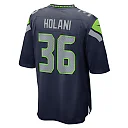 Zennovawear George Holani Seattle Seahawks Team Game Jersey - College Navy
