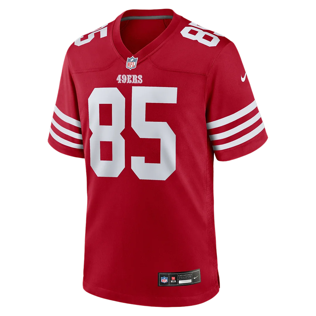 Zennovawear George Kittle San Francisco 49ers Player Game Jersey - Scarlet