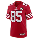 Zennovawear George Kittle San Francisco 49ers 80th Anniversary Game Jersey - Scarlet
