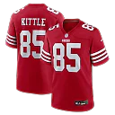 Zennovawear George Kittle San Francisco 49ers Player Game Jersey - Scarlet