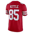 Zennovawear George Kittle San Francisco 49ers Team Vapor FUSE. Stitched Limited Jersey - Scarlet