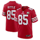 Zennovawear George Kittle San Francisco 49ers 80th Anniversary Game Jersey - Scarlet