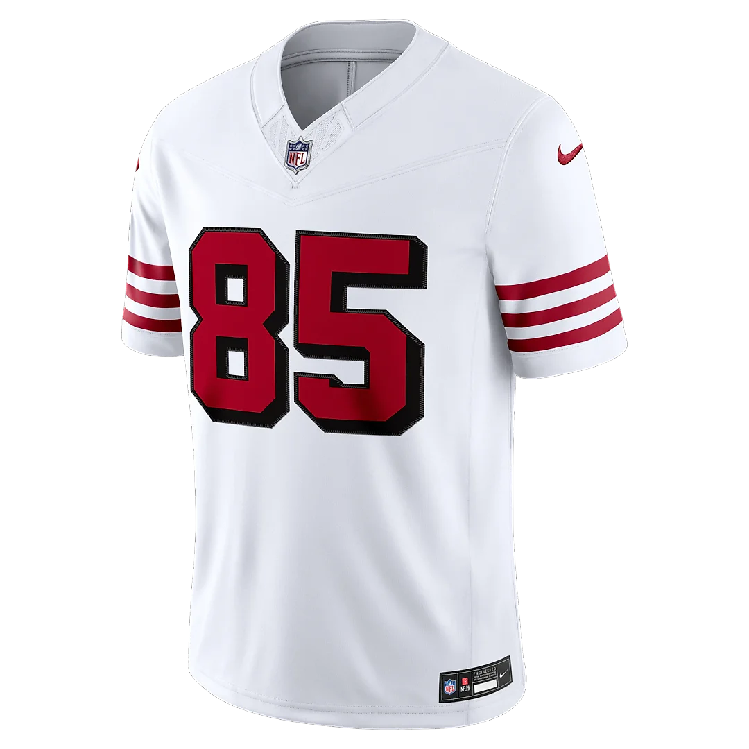 Zennovawear George Kittle San Francisco 49ers Alternate Vapor FUSE. Stitched Limited Jersey - White