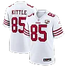 Zennovawear George Kittle San Francisco 49ers 80th Anniversary Game Jersey - White