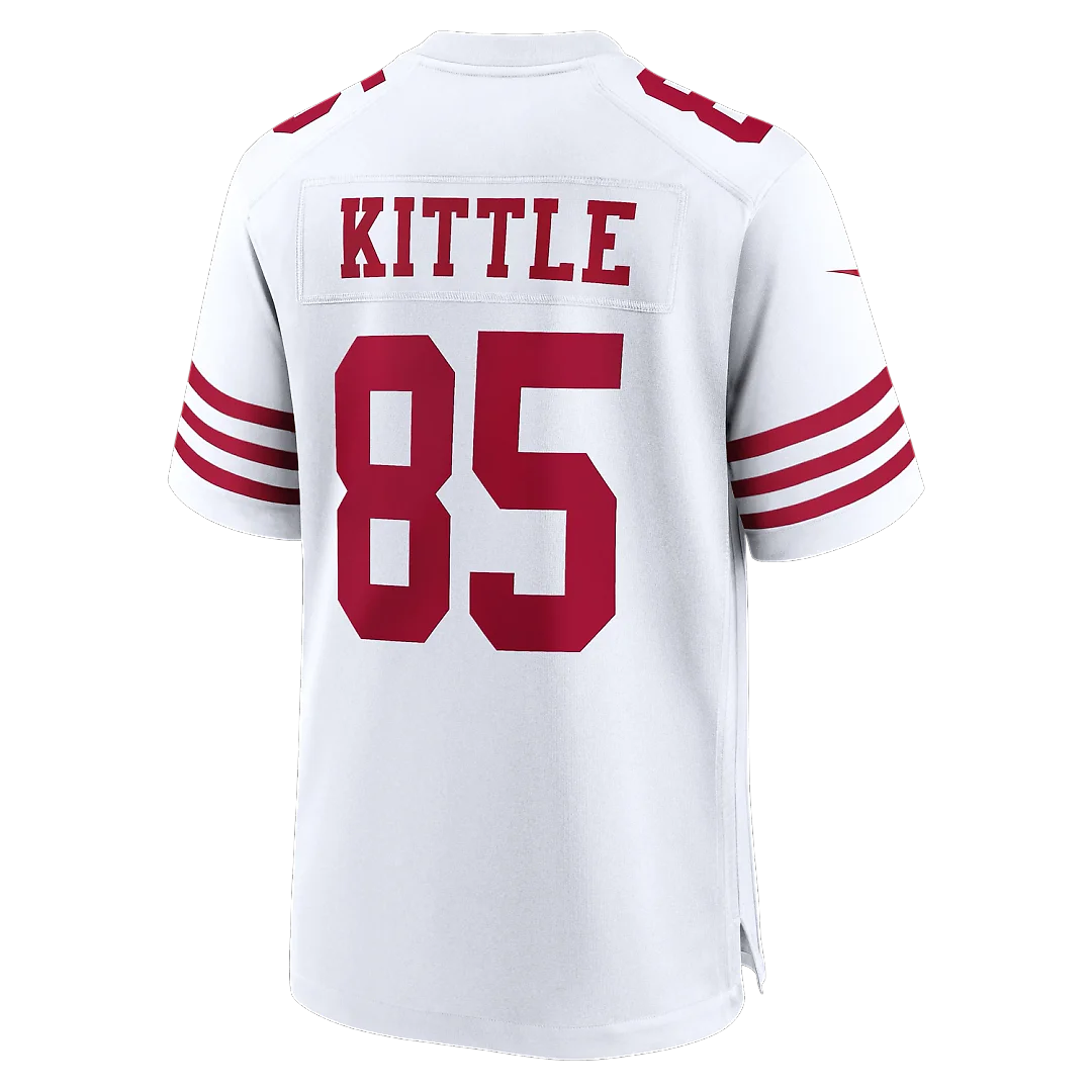 Zennovawear George Kittle San Francisco 49ers 80th Anniversary Game Jersey - White