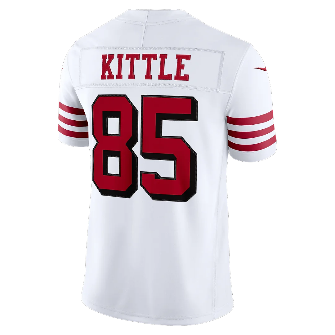Zennovawear George Kittle San Francisco 49ers Alternate Vapor FUSE. Stitched Limited Jersey - White