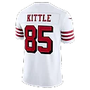 Zennovawear George Kittle San Francisco 49ers Alternate Vapor FUSE. Stitched Limited Jersey - White