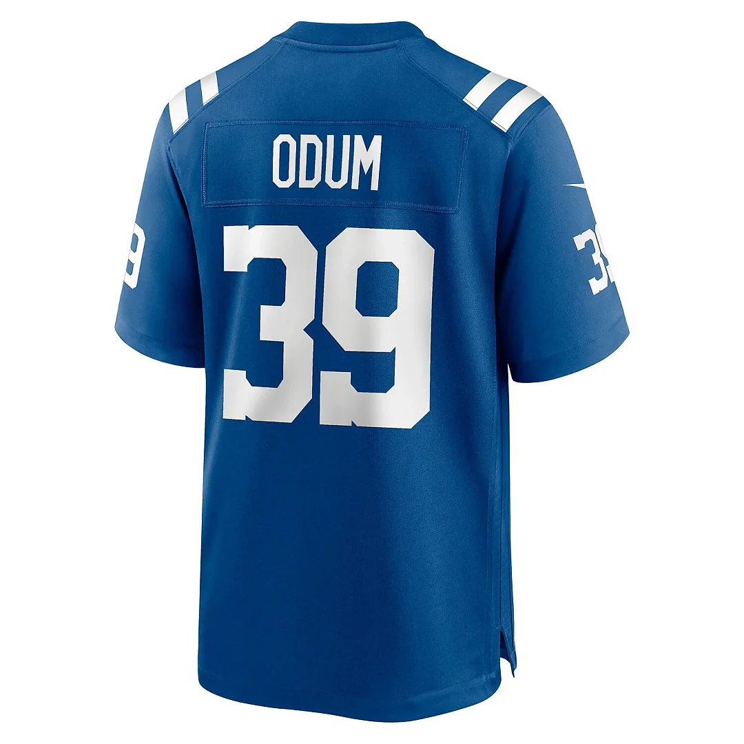 Zennovawear George Odum Indianapolis Colts Team Game Jersey - Royal