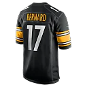 Zennovawear Germie Bernard Pittsburgh Steelers Game Jersey - Black