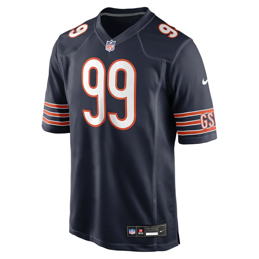 Zennovawear Gervon Dexter Sr. Chicago Bears Game Jersey - Navy