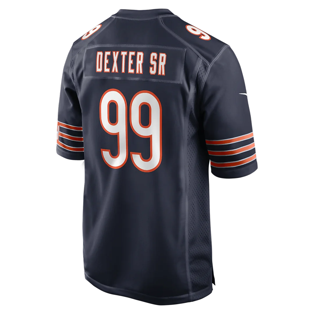 Zennovawear Gervon Dexter Sr. Chicago Bears Game Jersey - Navy