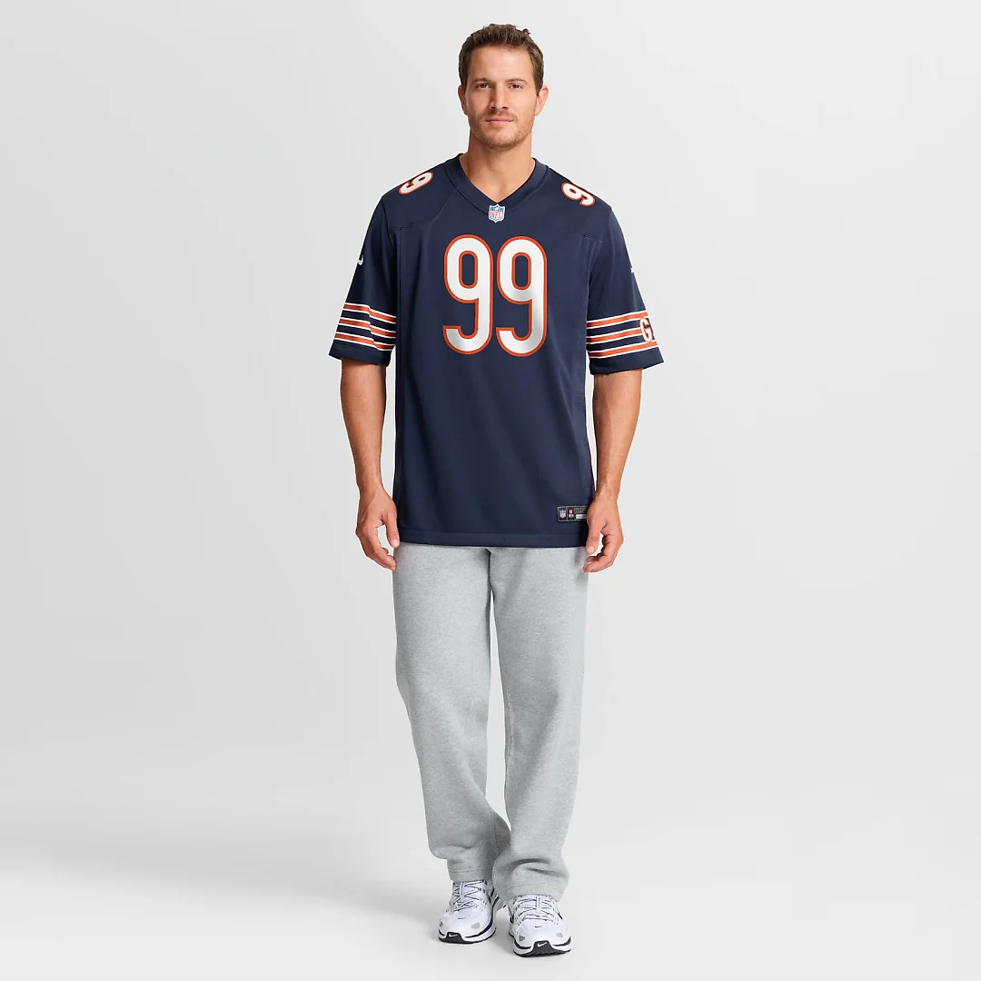 Zennovawear Gervon Dexter Sr Chicago Bears Team Game Jersey - Navy