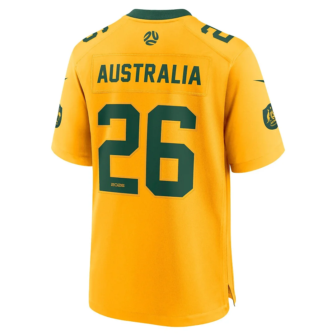 Zennovawear Australia National Team x NFL Game Jersey - Gold