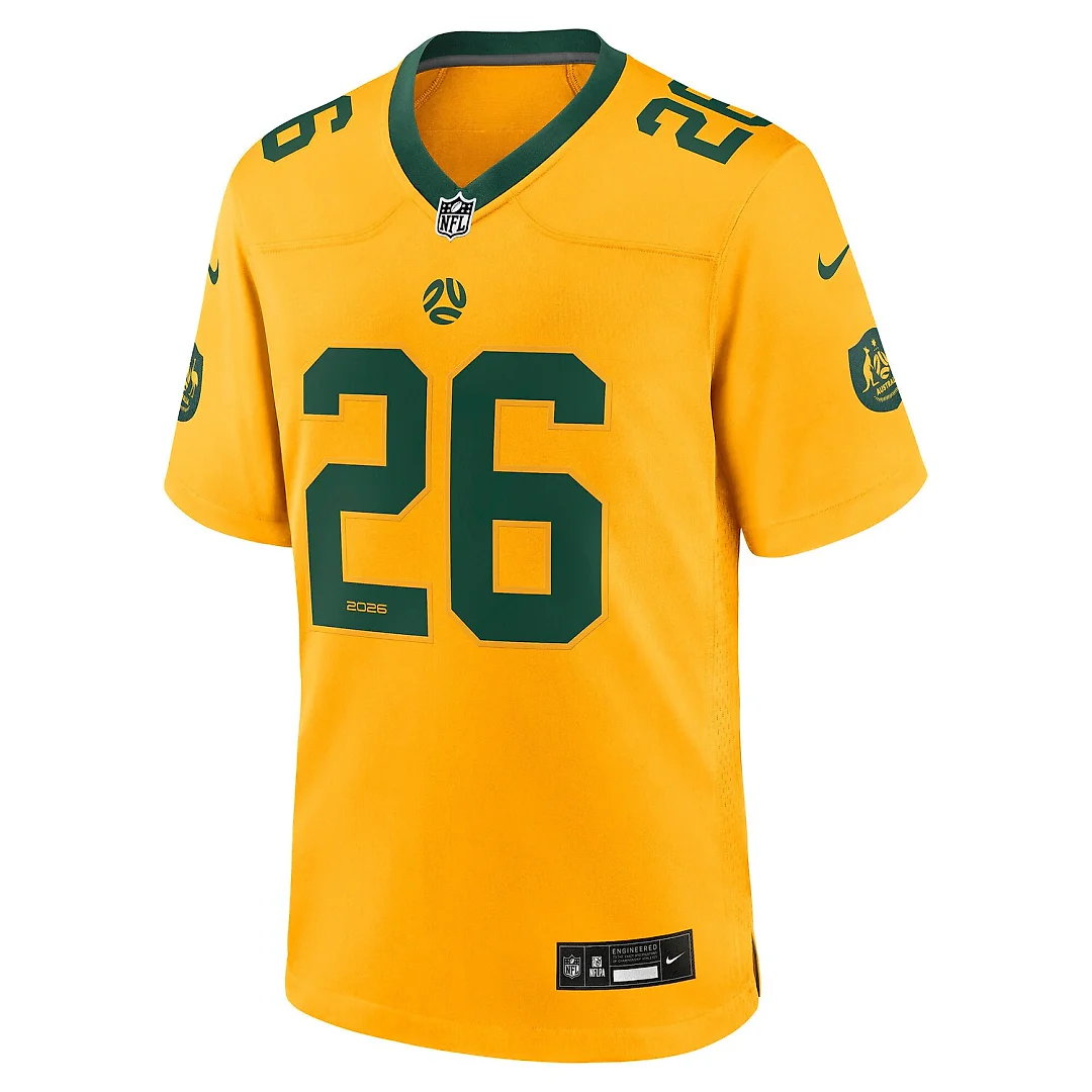 Zennovawear Australia National Team x NFL Game Jersey - Gold