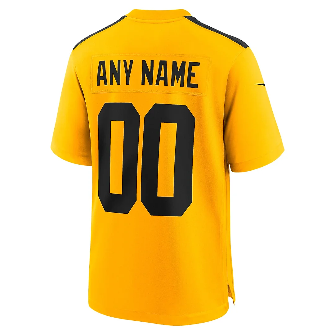 Zennovawear Pittsburgh Steelers Alternate 1933 Throwback Game Custom Jersey - Gold