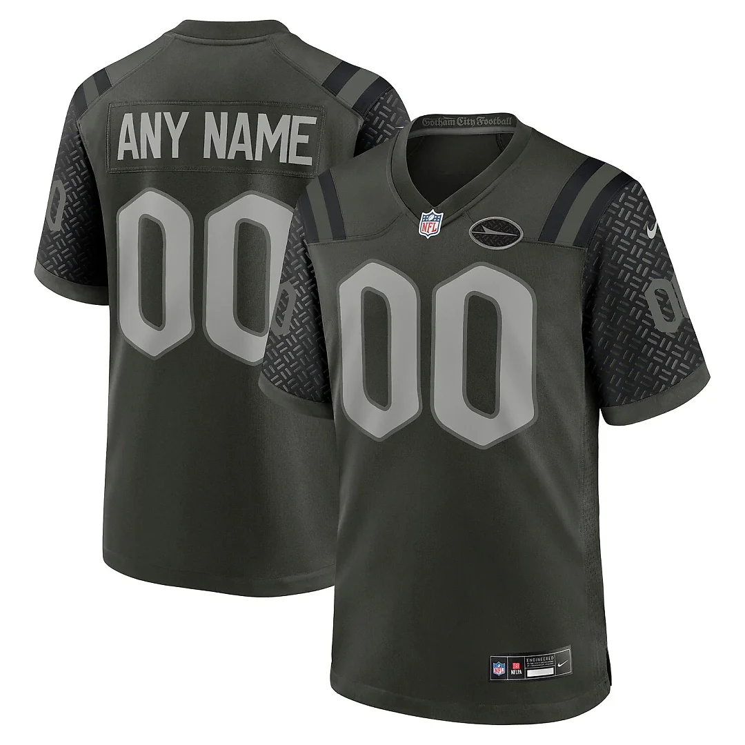Zennovawear New York Jets 2025 Rivalries Collection Custom Game Jersey - Gotham Green