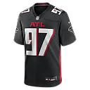 Zennovawear Grady Jarrett Atlanta Falcons Game Player Jersey - Black