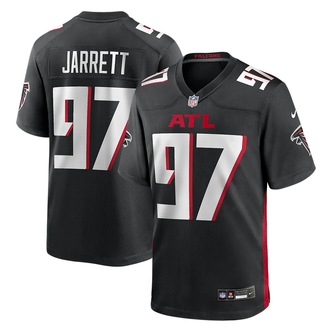Zennovawear Grady Jarrett Atlanta Falcons Game Player Jersey - Black
