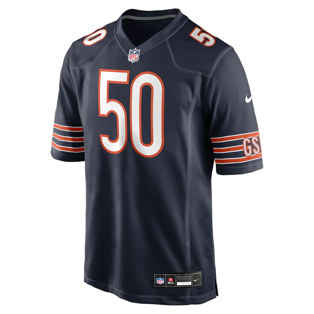 Zennovawear Grady Jarrett Chicago Bears Team Game Jersey - Navy