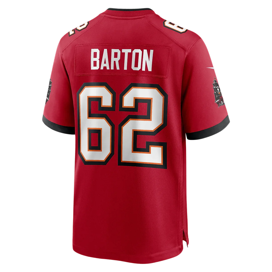 Zennovawear Graham Barton Tampa Bay Buccaneers Player Game Jersey - Red