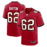 Zennovawear Graham Barton Tampa Bay Buccaneers Player Game Jersey - Red