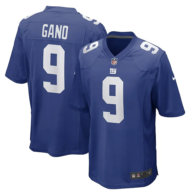 Zennovawear Graham Gano New York Giants Team Game Player Jersey - Royal