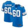 Zennovawear Graham Glasgow Detroit Lions Team Game Jersey - Blue