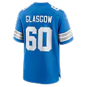 Zennovawear Graham Glasgow Detroit Lions Team Game Jersey - Blue