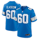 Zennovawear Graham Glasgow Detroit Lions Team Game Jersey - Blue