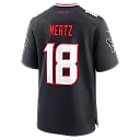 Zennovawear Graham Mertz Houston Texans Team Game Jersey - Navy