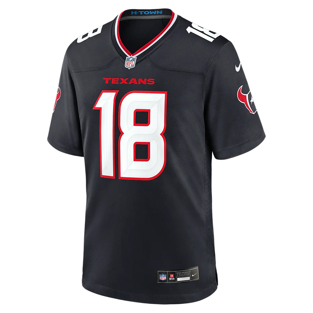 Zennovawear Graham Mertz Houston Texans Team Game Jersey - Navy