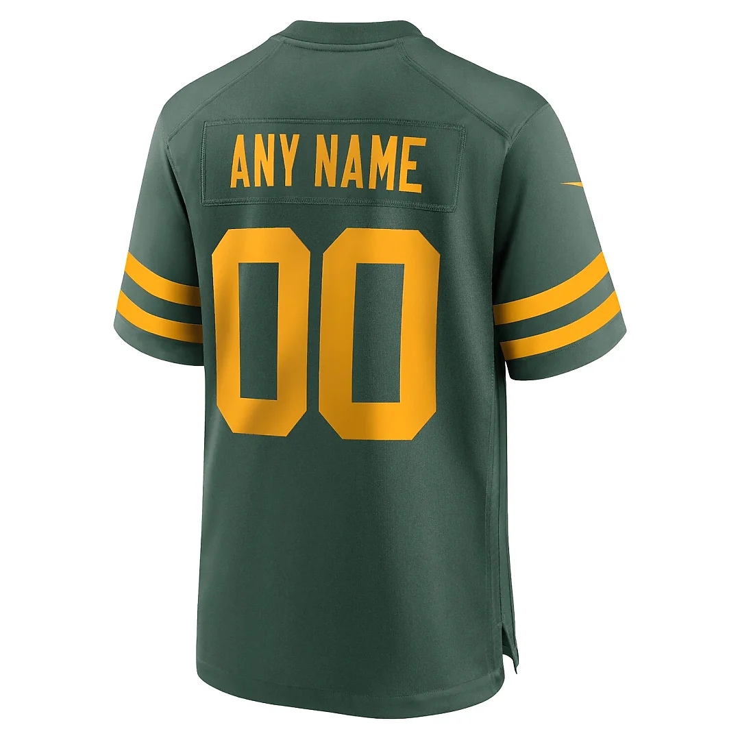 Zennovawear Green Bay Packers Alternate Custom Jersey - Green