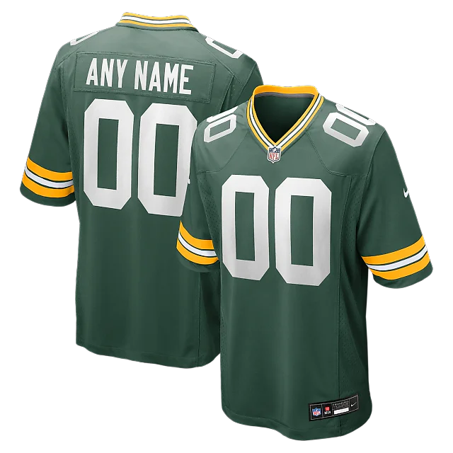 Zennovawear Green Bay Packers Custom Game Jersey - Green