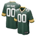 Zennovawear Green Bay Packers Custom Game Jersey - Green