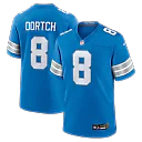 Zennovawear Greg Dortch Detroit Lions Team Game Jersey - Blue