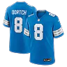 Zennovawear Greg Dortch Detroit Lions Team Game Jersey - Blue