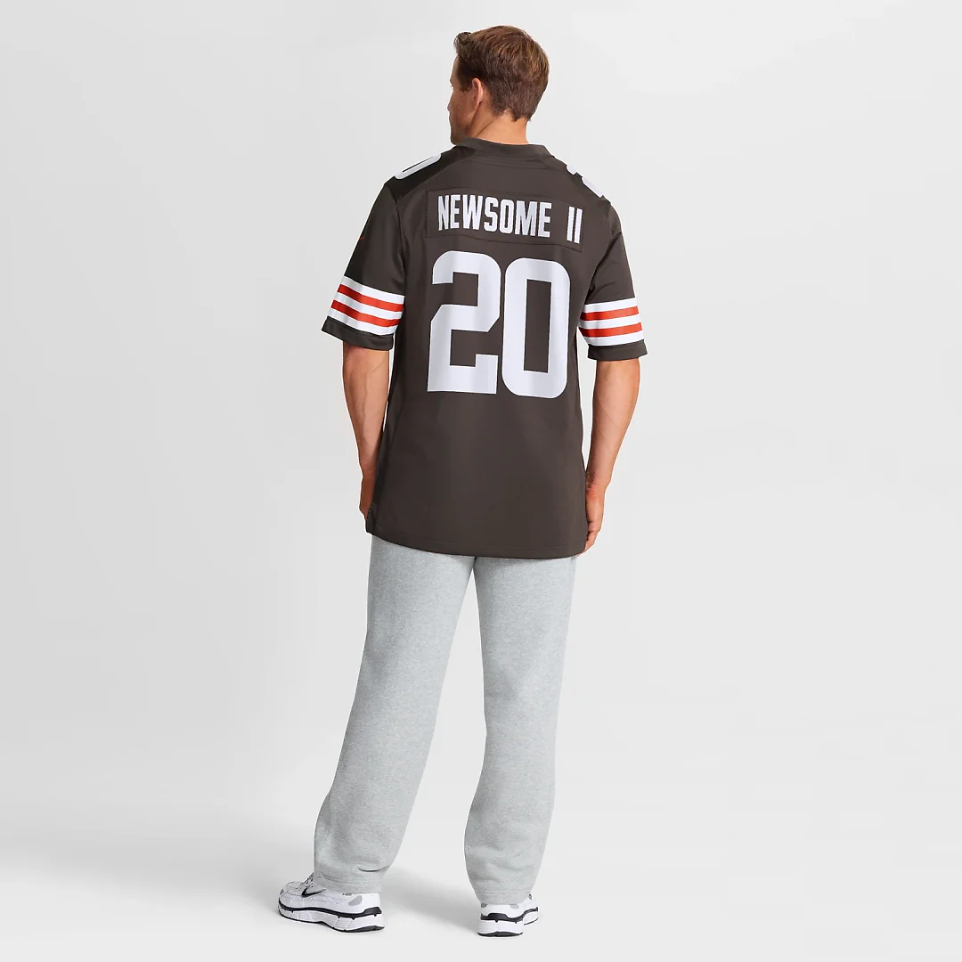 Zennovawear Greg Newsome II Cleveland Browns Game Jersey - Brown