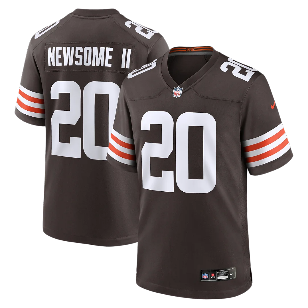 Zennovawear Greg Newsome II Cleveland Browns Game Jersey - Brown