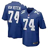 Zennovawear Greg Van Roten New York Giants Team Game Jersey - Royal