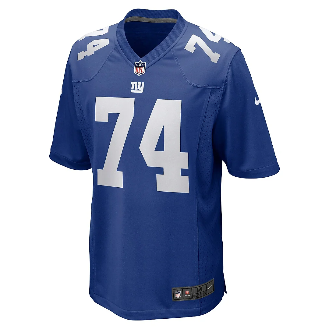 Zennovawear Greg Van Roten New York Giants Team Game Jersey - Royal
