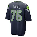 Zennovawear Grey Zabel Seattle Seahawks Team Game Jersey - Navy