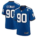 Zennovawear Grover Stewart Indianapolis Colts Alternate Game Jersey - Blue