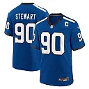 Zennovawear Grover Stewart Indianapolis Colts Alternate Game Jersey - Blue