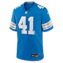 Zennovawear Gunnar Oakes Detroit Lions Team Game Jersey - Blue