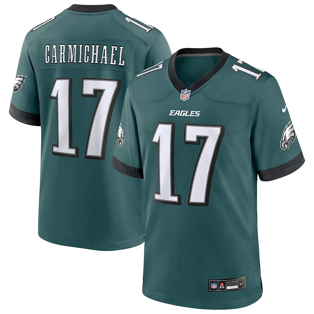 Zennovawear Harold Carmichael Philadelphia Eagles Team Retired Player Game Jersey - Midnight Green