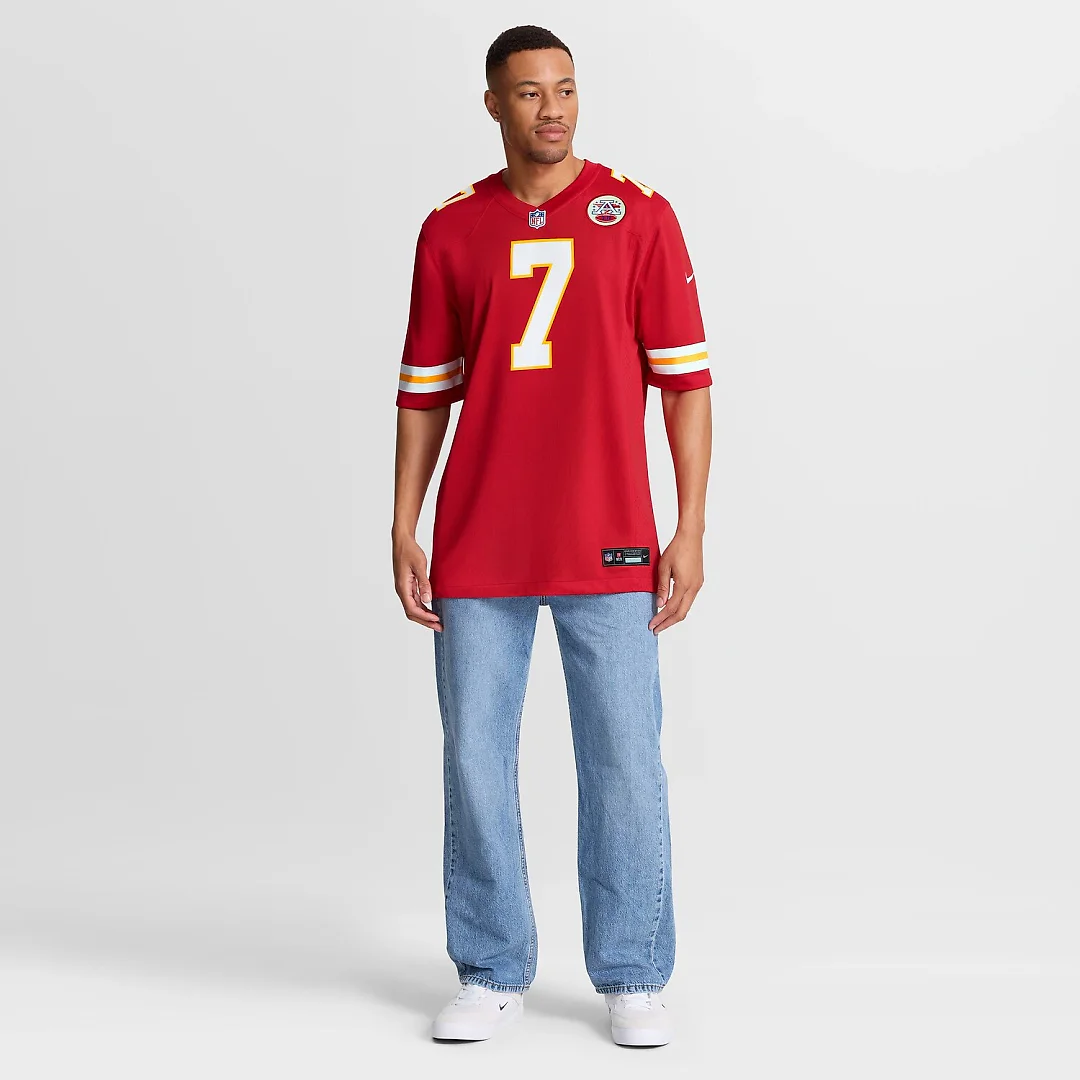 Zennovawear Harrison Butker Kansas City Chiefs Game Jersey - Red