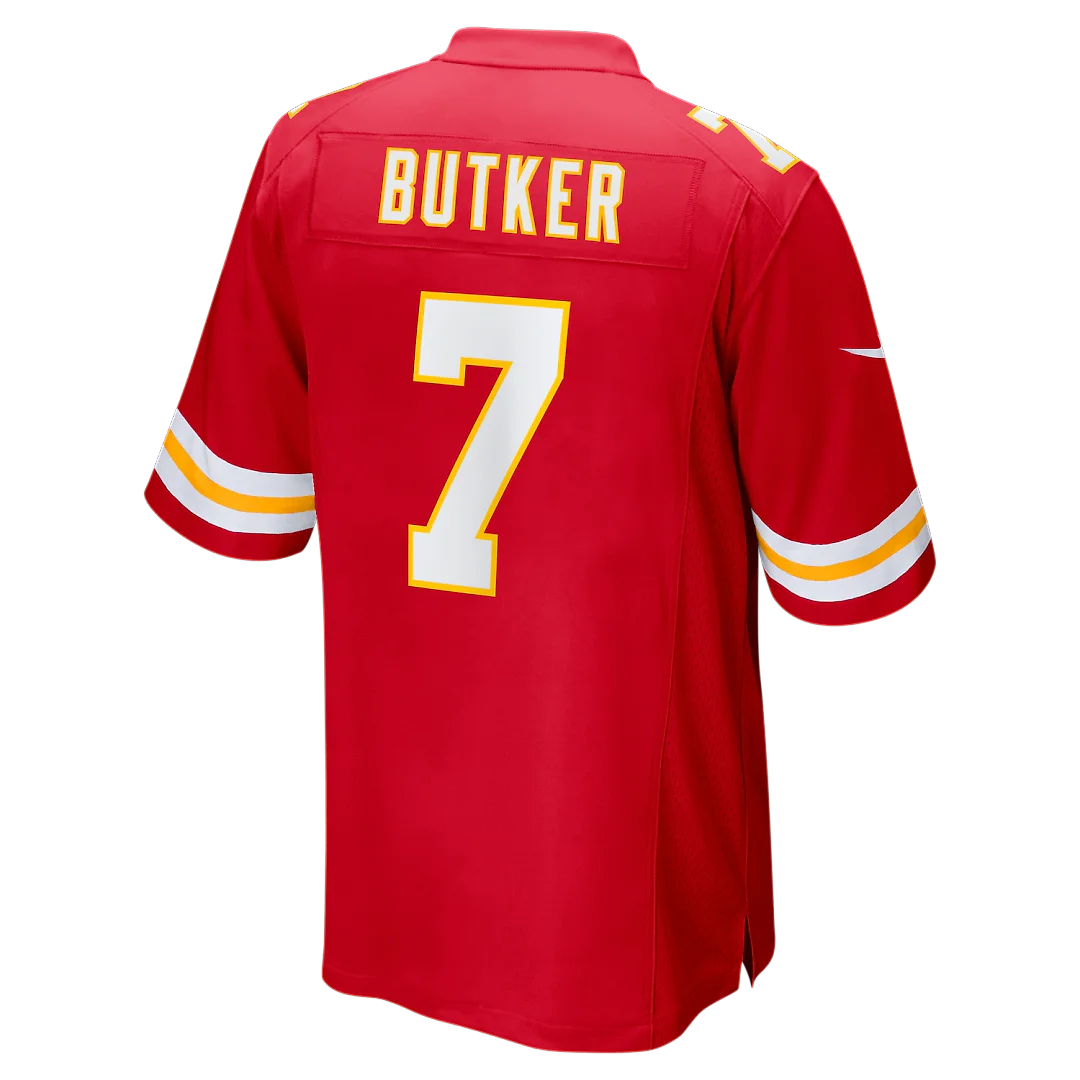 Zennovawear Harrison Butker Kansas City Chiefs Game Jersey - Red