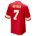 Zennovawear Harrison Butker Kansas City Chiefs Game Jersey - Red