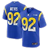 Zennovawear Harrison Mevis Los Angeles Rams Team Game Jersey - Royal