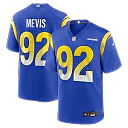 Zennovawear Harrison Mevis Los Angeles Rams Team Game Jersey - Royal